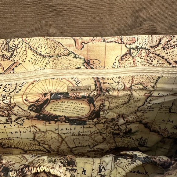 Ruff Hewn‎ Messenger Laptop Shoulder Bag Travel Army Olive Green Commuter - Picture 4 of 8